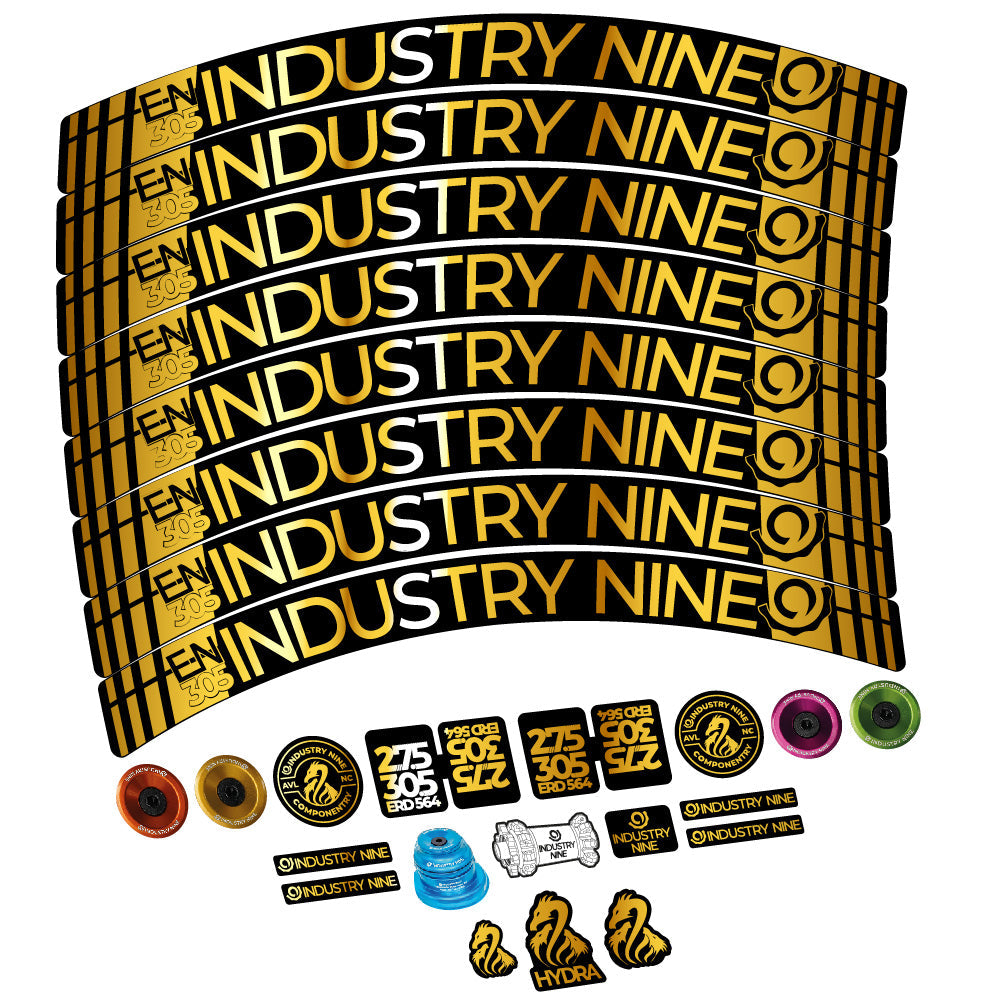 Autocollant Industry Nine Enduro 305 V3, Roues VTT 29, Vélo vinyle sticker