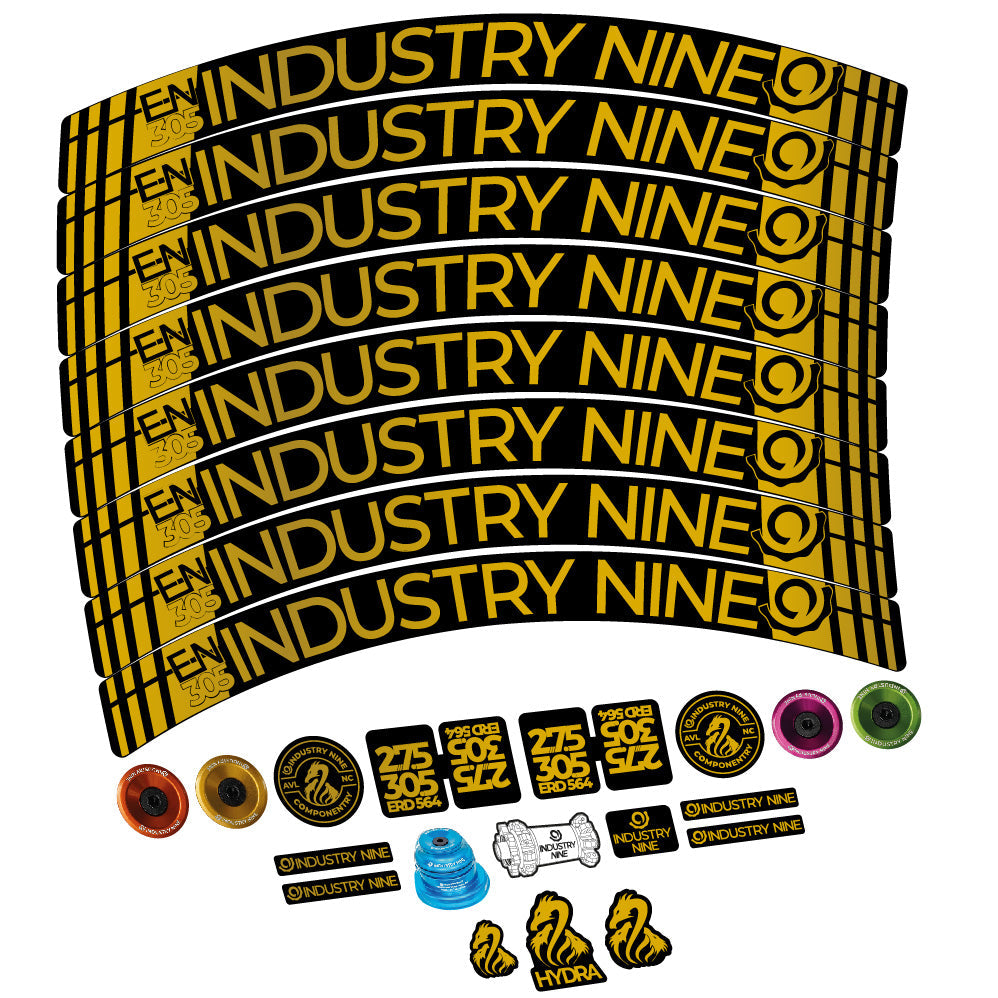 Autocollant Industry Nine Enduro 305 V3, Roues VTT 29, Vélo vinyle sticker