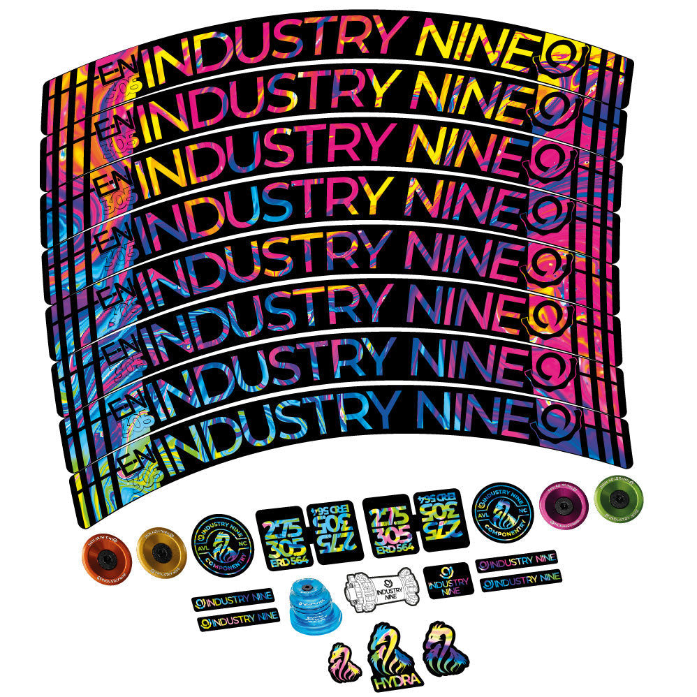 Autocollant Industry Nine Enduro 305 V3, Roues VTT 29, Vélo vinyle sticker