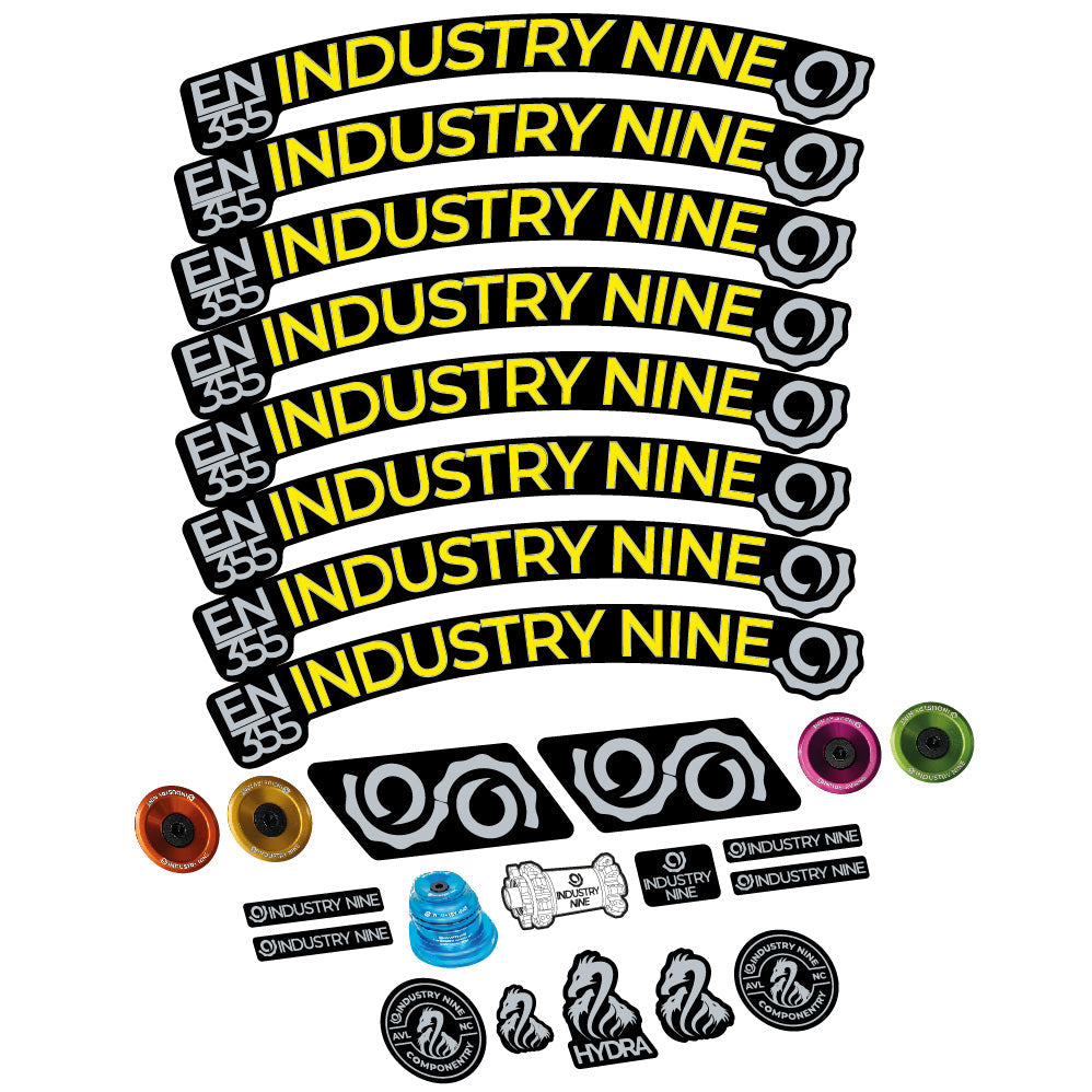 Autocollant Industry Nine Enduro 355, Roues VTT 29, Vélo vinyle autocollant