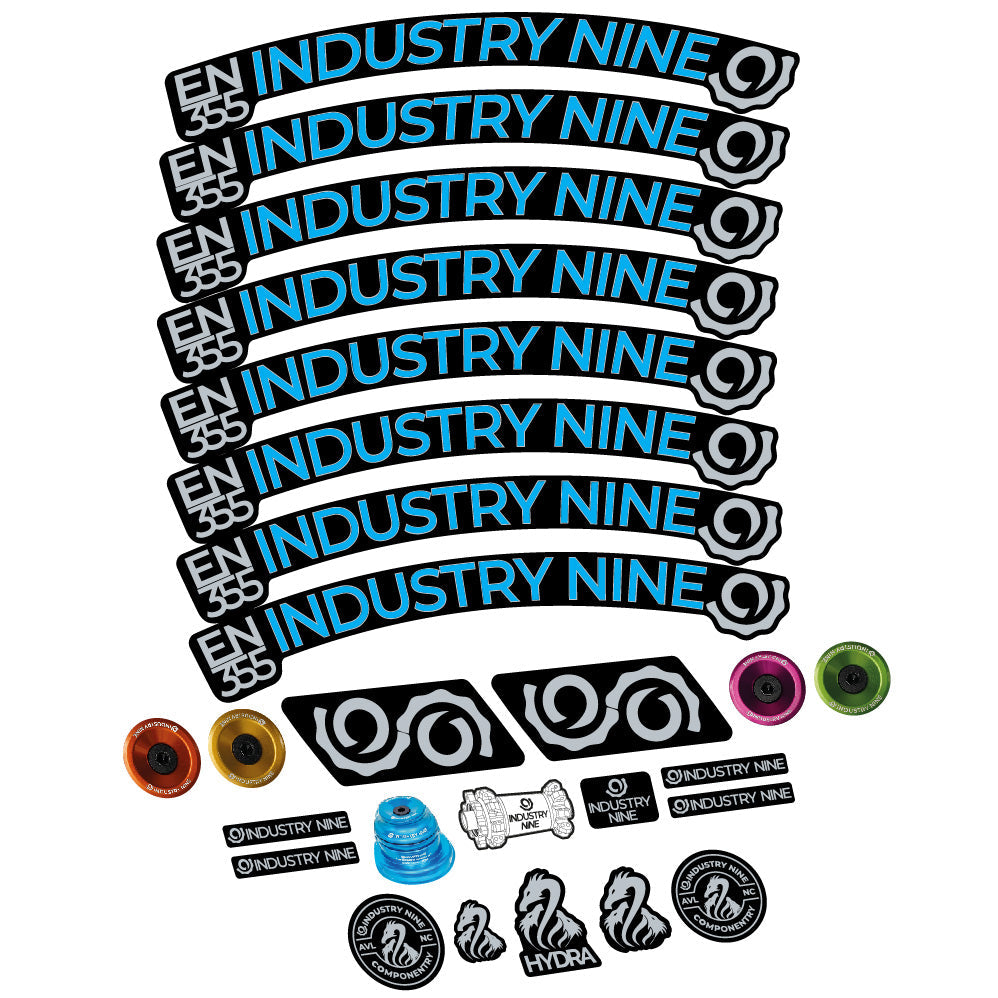 Autocollant Industry Nine Enduro 355, Roues VTT 29, Vélo vinyle autocollant