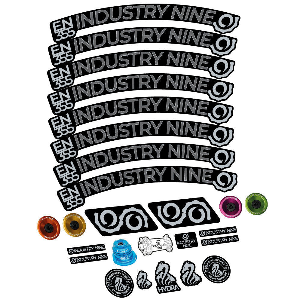 Autocollant Industry Nine Enduro 355, Roues VTT 29, Vélo vinyle autocollant