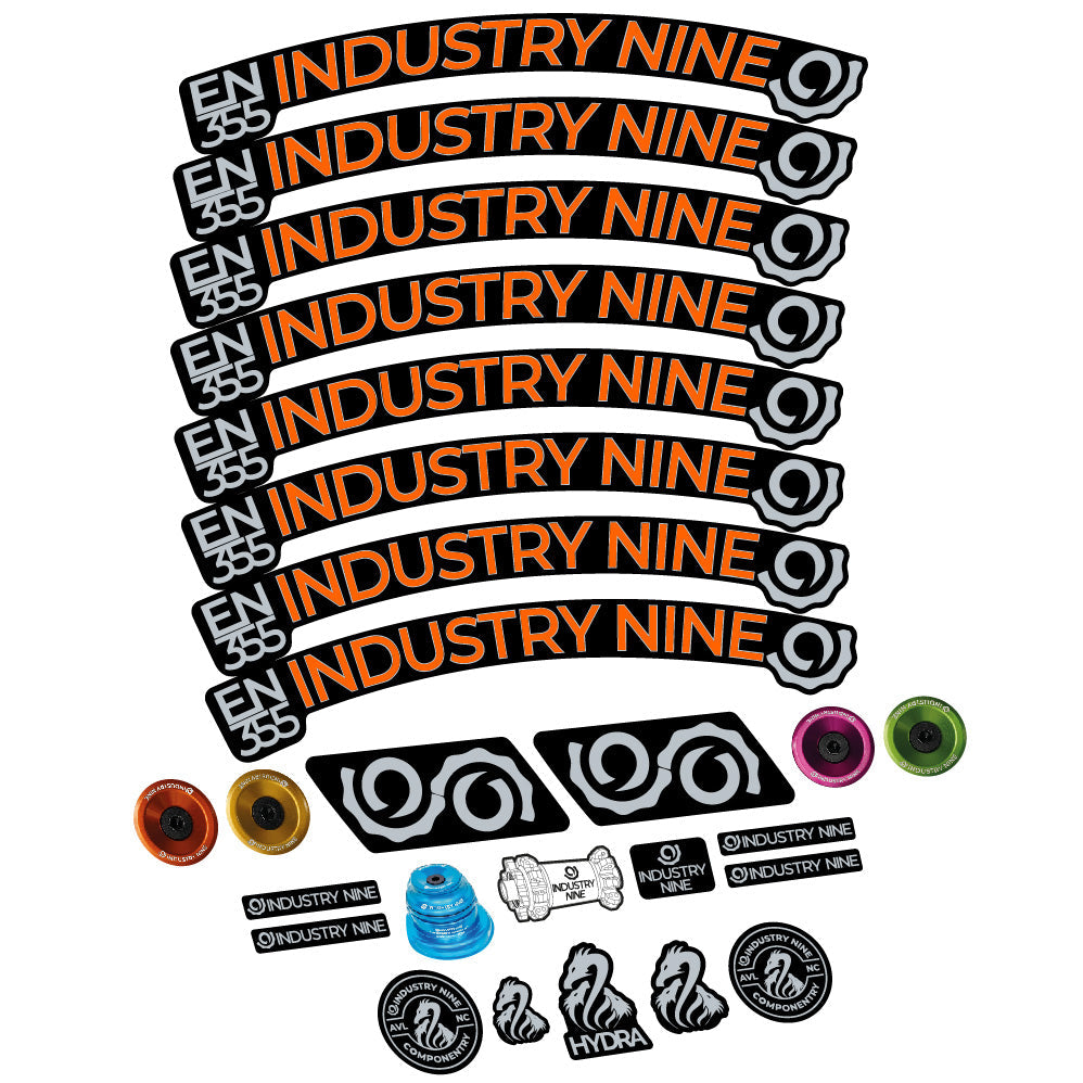 Autocollant Industry Nine Enduro 355, Roues VTT 29, Vélo vinyle autocollant