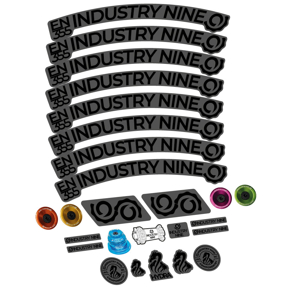 Autocollant Industry Nine Enduro 355, Roues VTT 29, Vélo vinyle autocollant