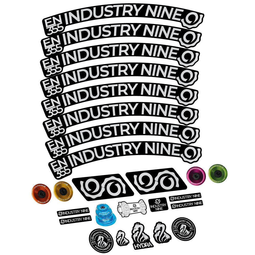 Autocollant Industry Nine Enduro 355, Roues VTT 29, Vélo vinyle autocollant