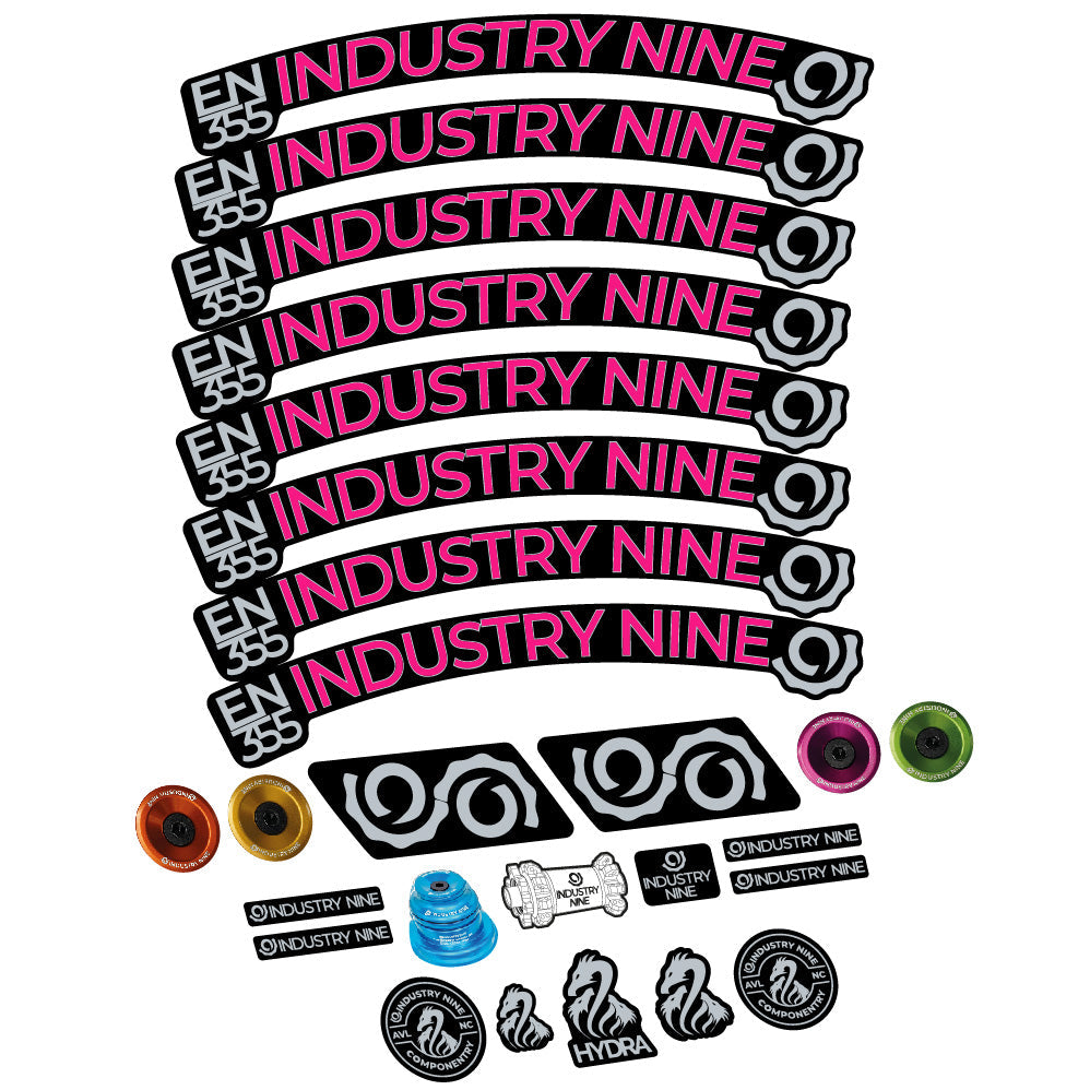 Autocollant Industry Nine Enduro 355, Roues VTT 29, Vélo vinyle autocollant