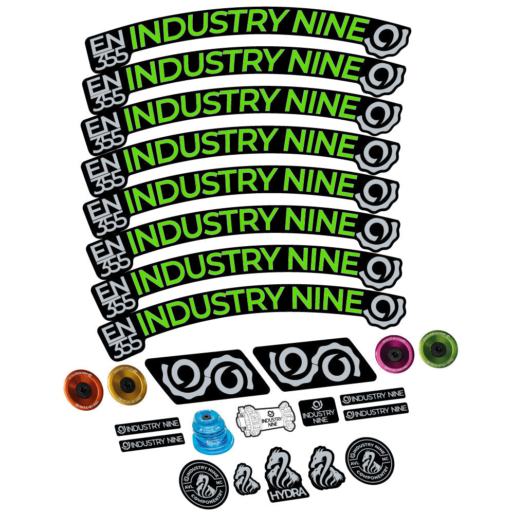 Autocollant Industry Nine Enduro 355, Roues VTT 29, Vélo vinyle autocollant