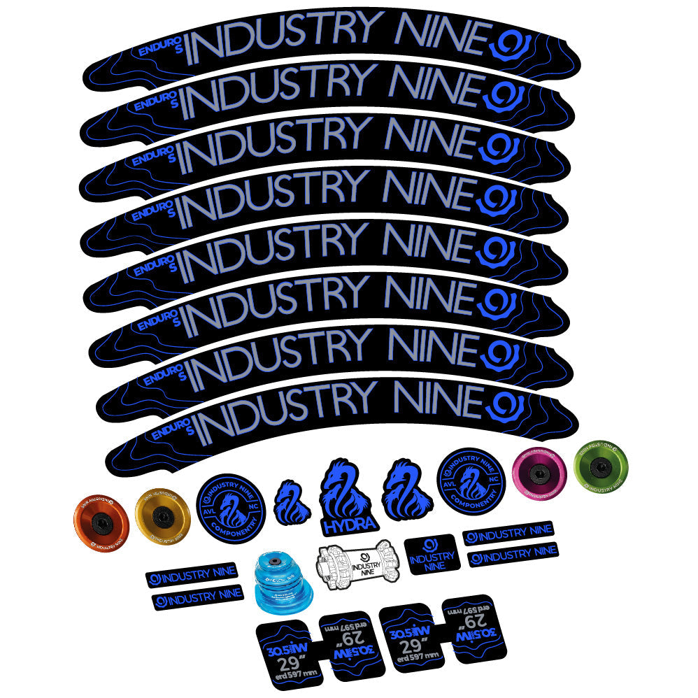 Autocollant Industry Nine Enduro S Hydra, Roues VTT 29, Vélo vinyle sticker