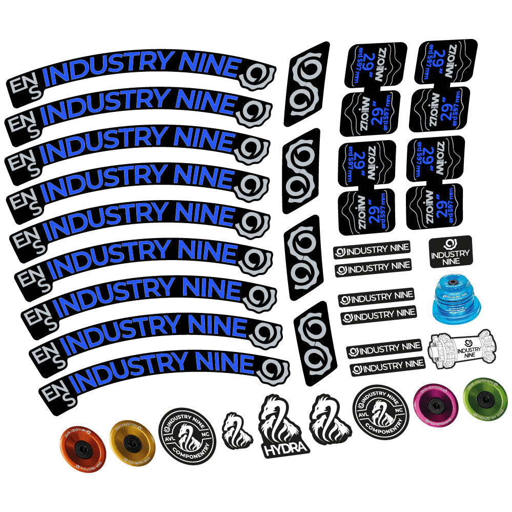 Autocollant Industry Nine Enduro S, Roues VTT 29, Vélo vinyle autocollant