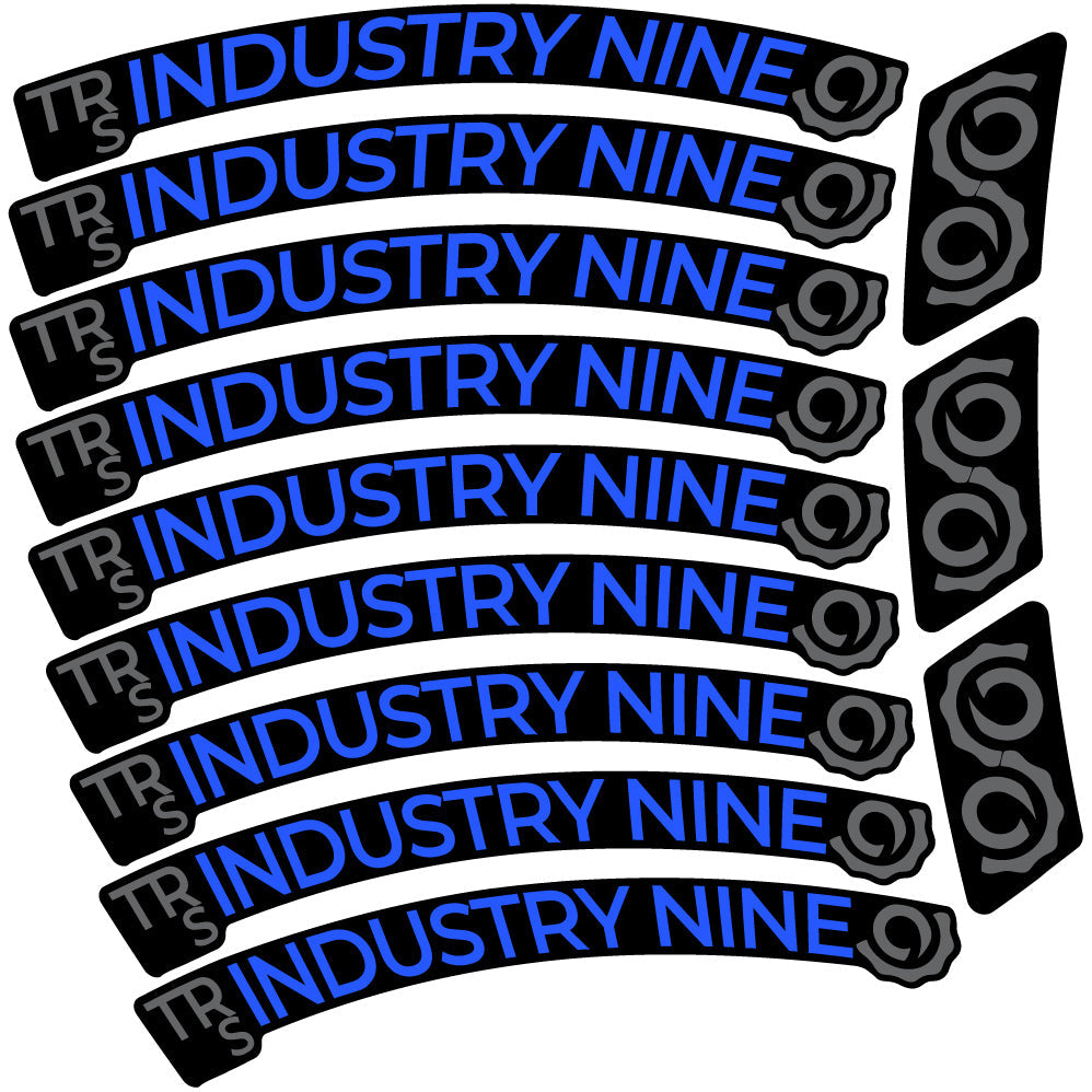 Autocollant Industry Nine Trail S Carbon Mountain Wheel Vélo vinyle autocollant