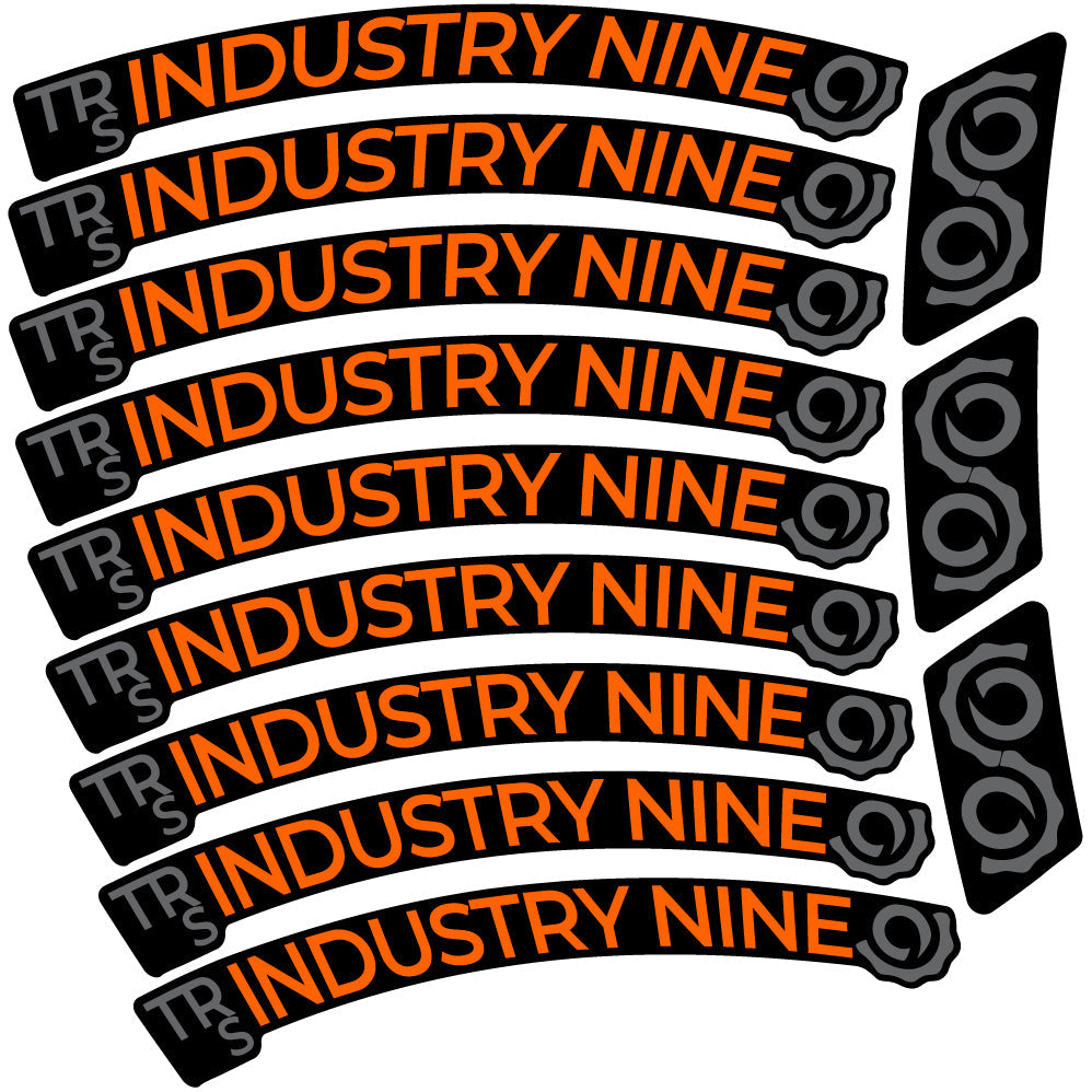 Autocollant Industry Nine Trail S Carbon Mountain Wheel Vélo vinyle autocollant