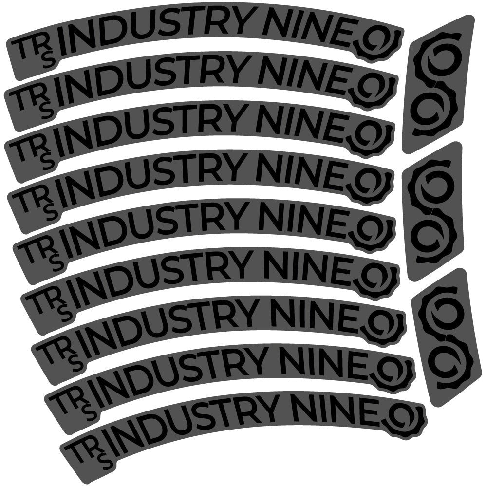 Autocollant Industry Nine Trail S Carbon Mountain Wheel Vélo vinyle autocollant