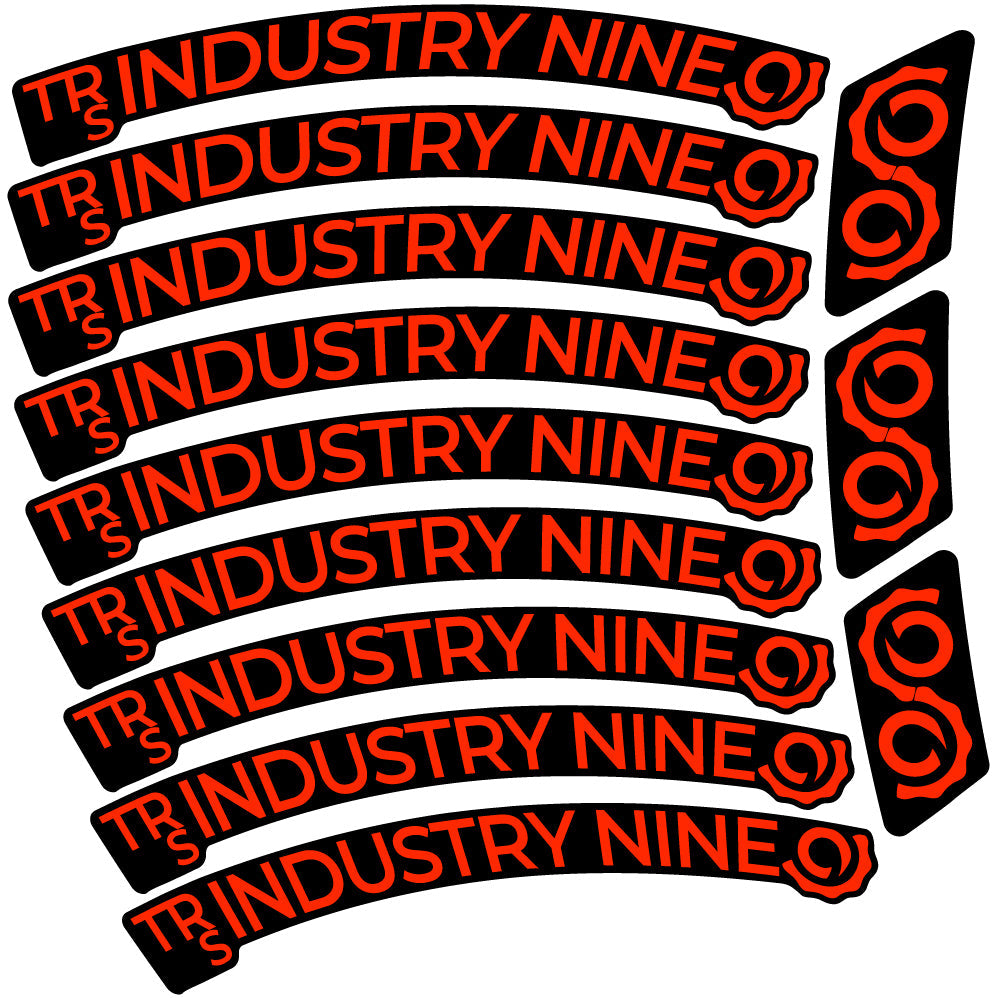 Autocollant Industry Nine Trail S Carbon Mountain Wheel Vélo vinyle autocollant