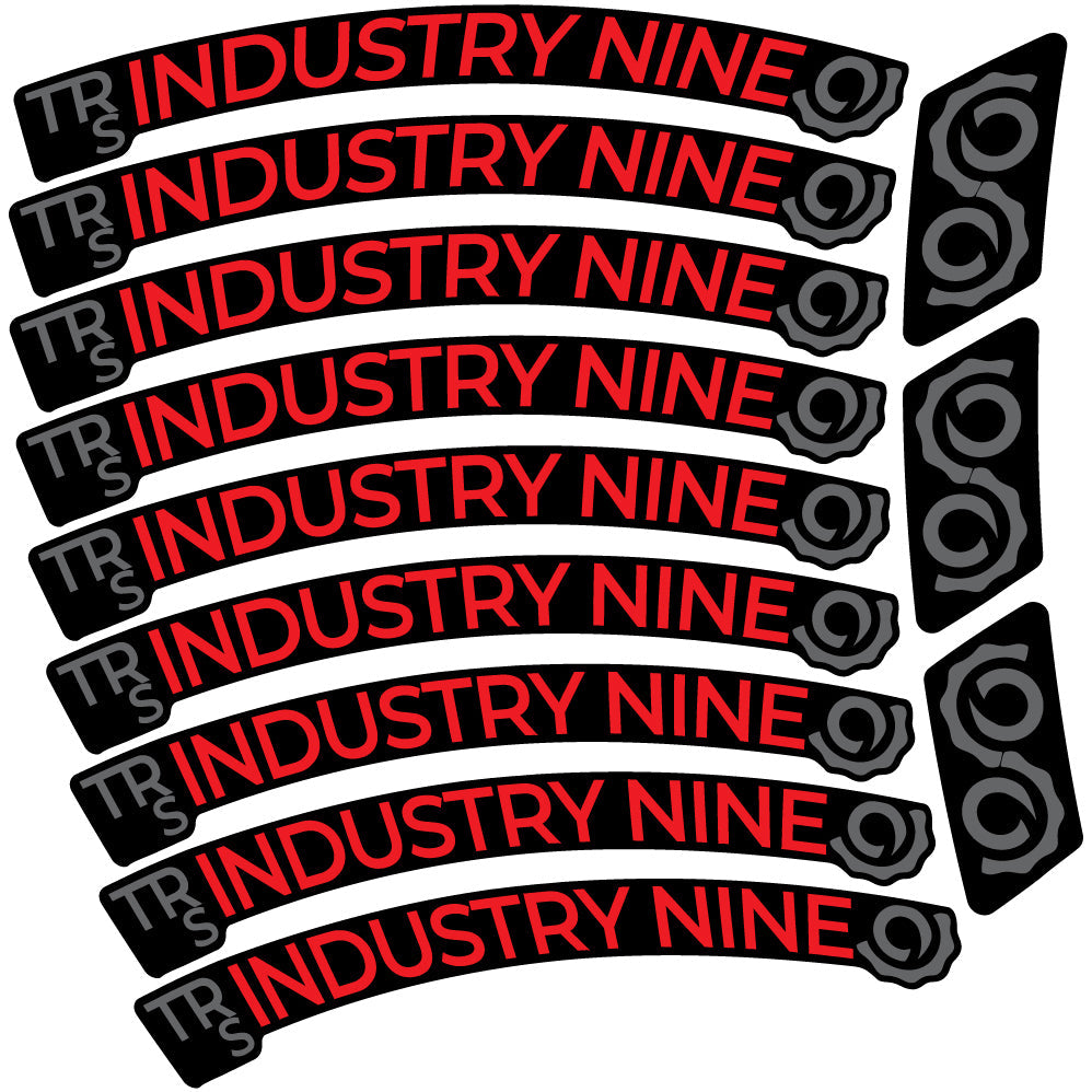 Autocollant Industry Nine Trail S Carbon Mountain Wheel Vélo vinyle autocollant