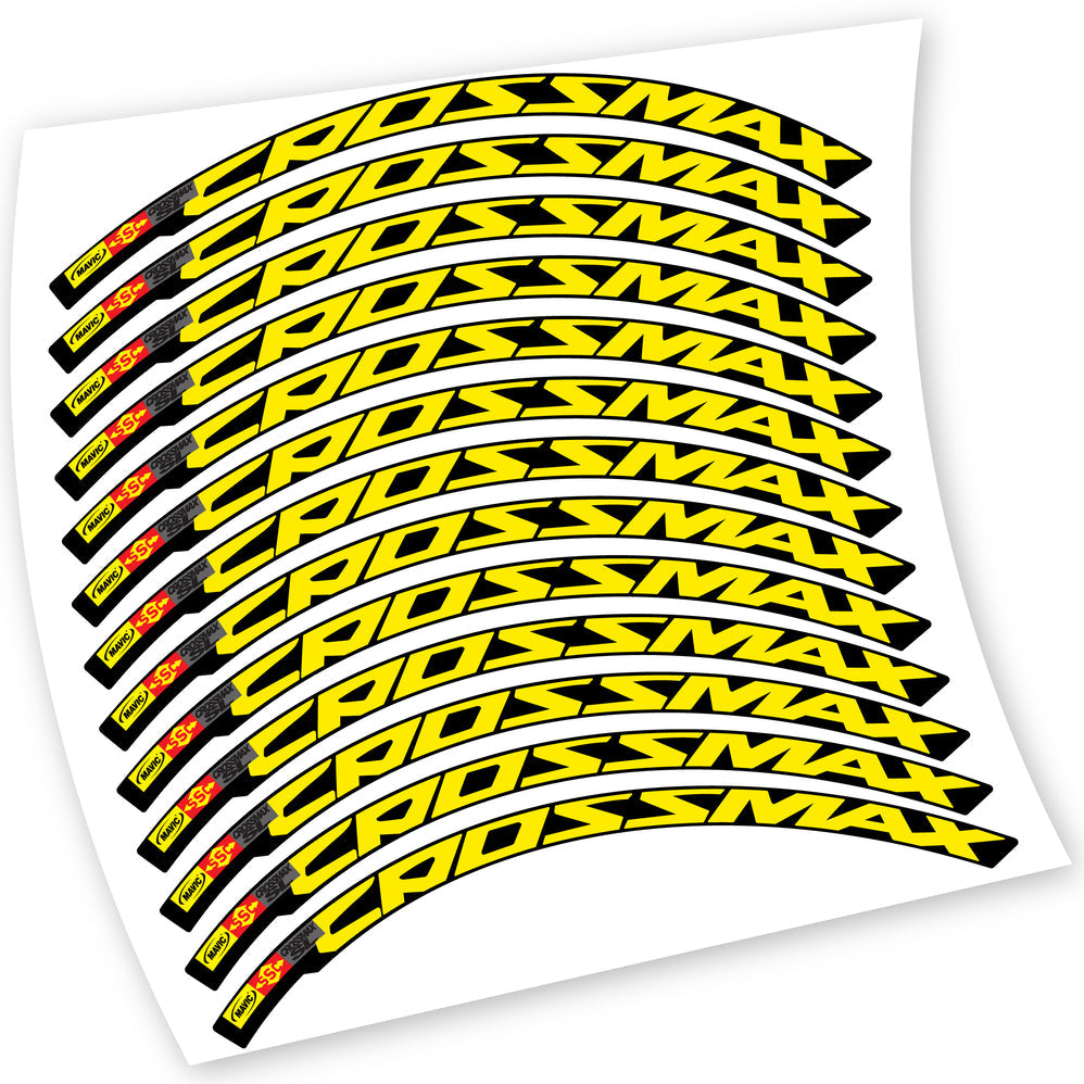 Autocollants, Mavic Crossmax SL Pro Ltd 2015, Roues VTT, Vélo vinyle autocollant