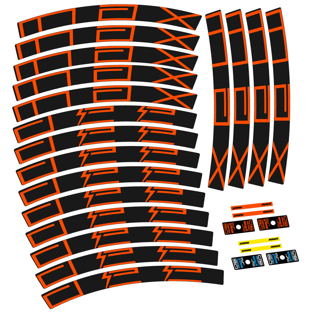 Autocollant Mavic E-Deemax, Roues VTT 29, Autocollant Vélo vinyle