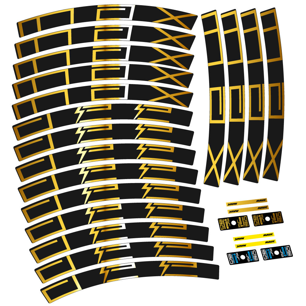 Autocollant Mavic E-Deemax, Roues VTT 29, Autocollant Vélo vinyle