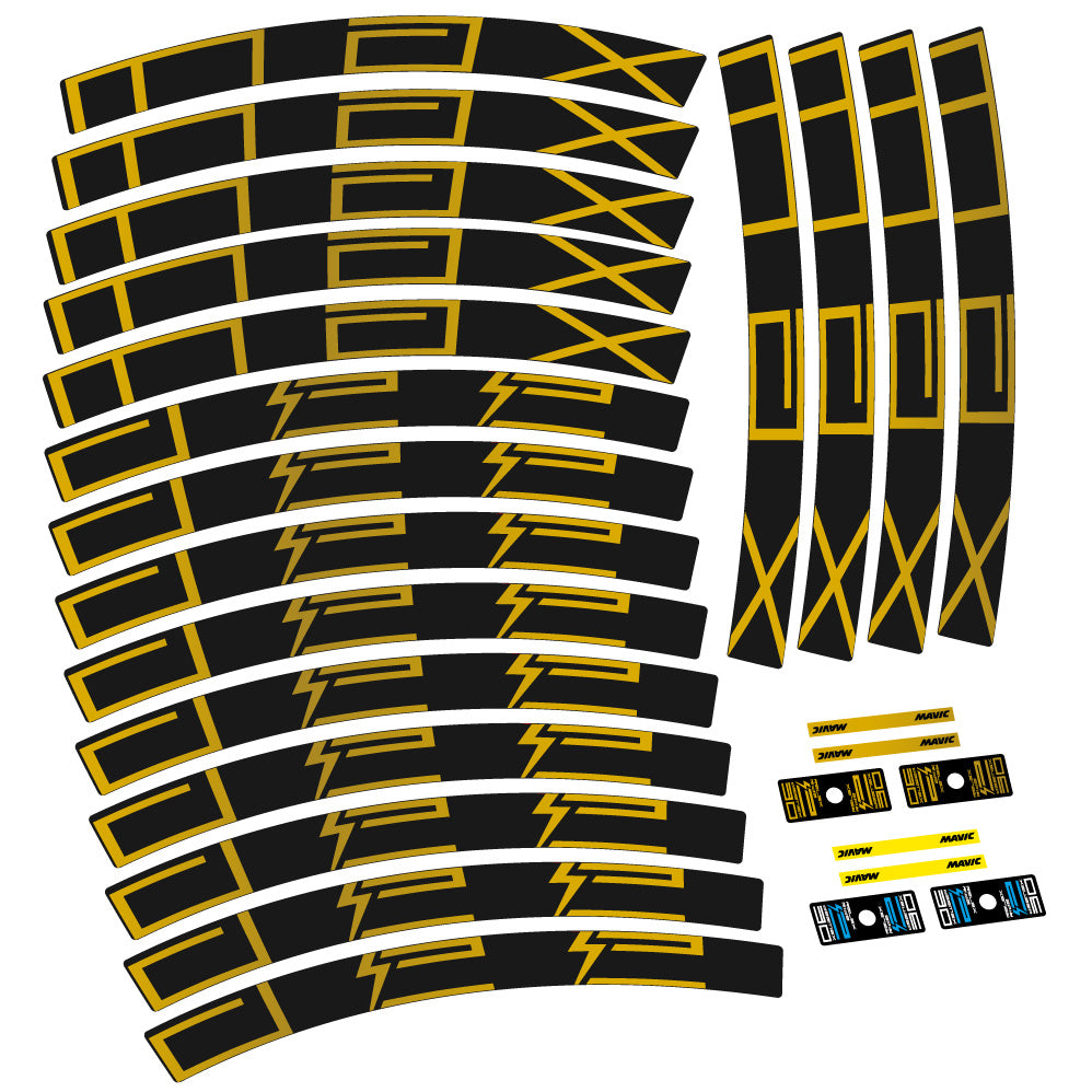Autocollant Mavic E-Deemax, Roues VTT 29, Autocollant Vélo vinyle