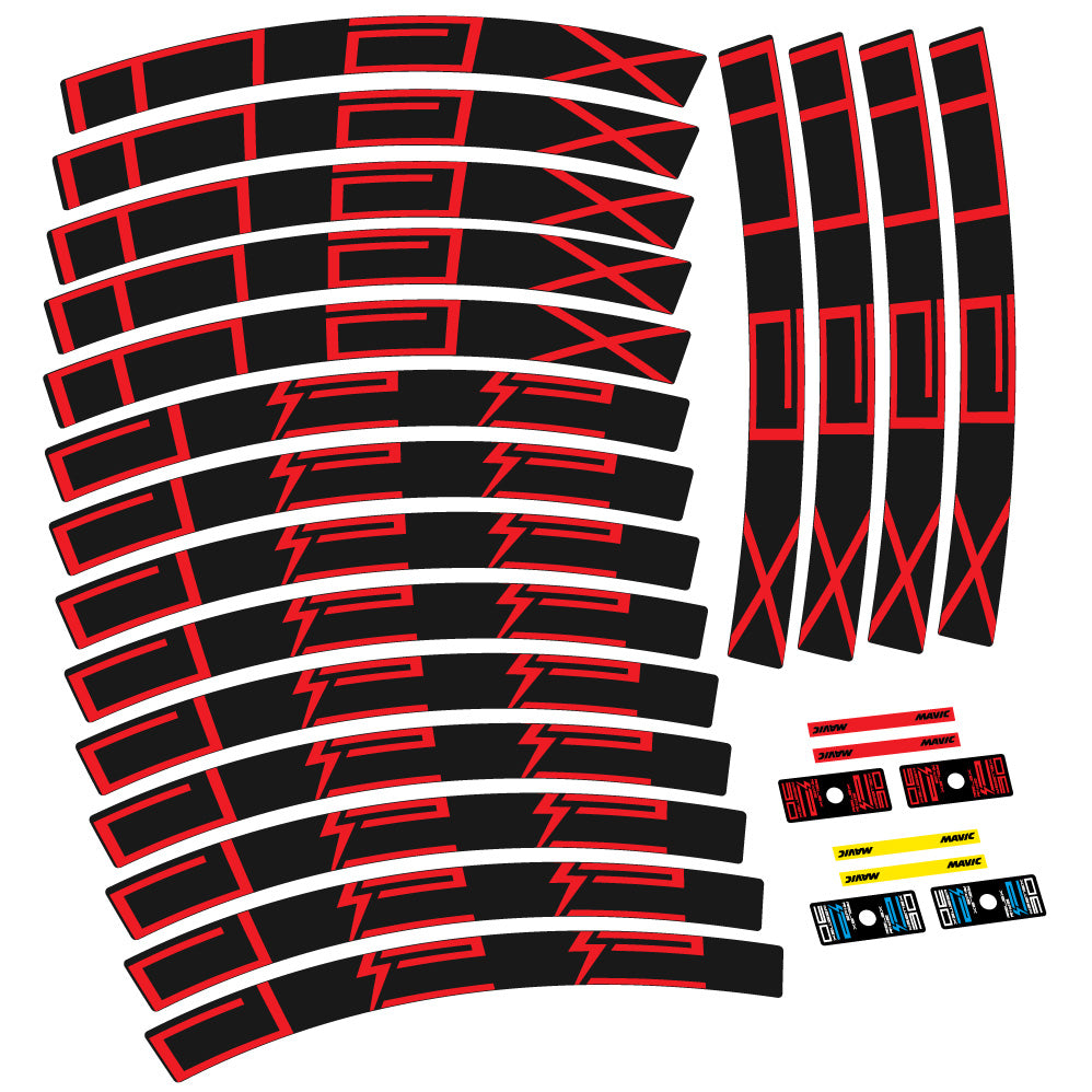 Autocollant Mavic E-Deemax, Roues VTT 29, Autocollant Vélo vinyle