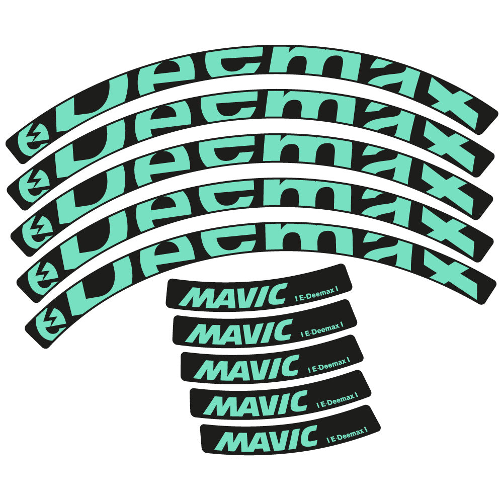 Autocollant Mavic E-deemax 2025, Roues VTT 29, Autocollant Vélo vinyle