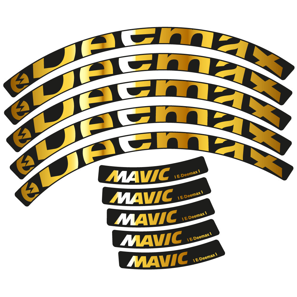 Autocollant Mavic E-deemax 2025, Roues VTT 29, Autocollant Vélo vinyle
