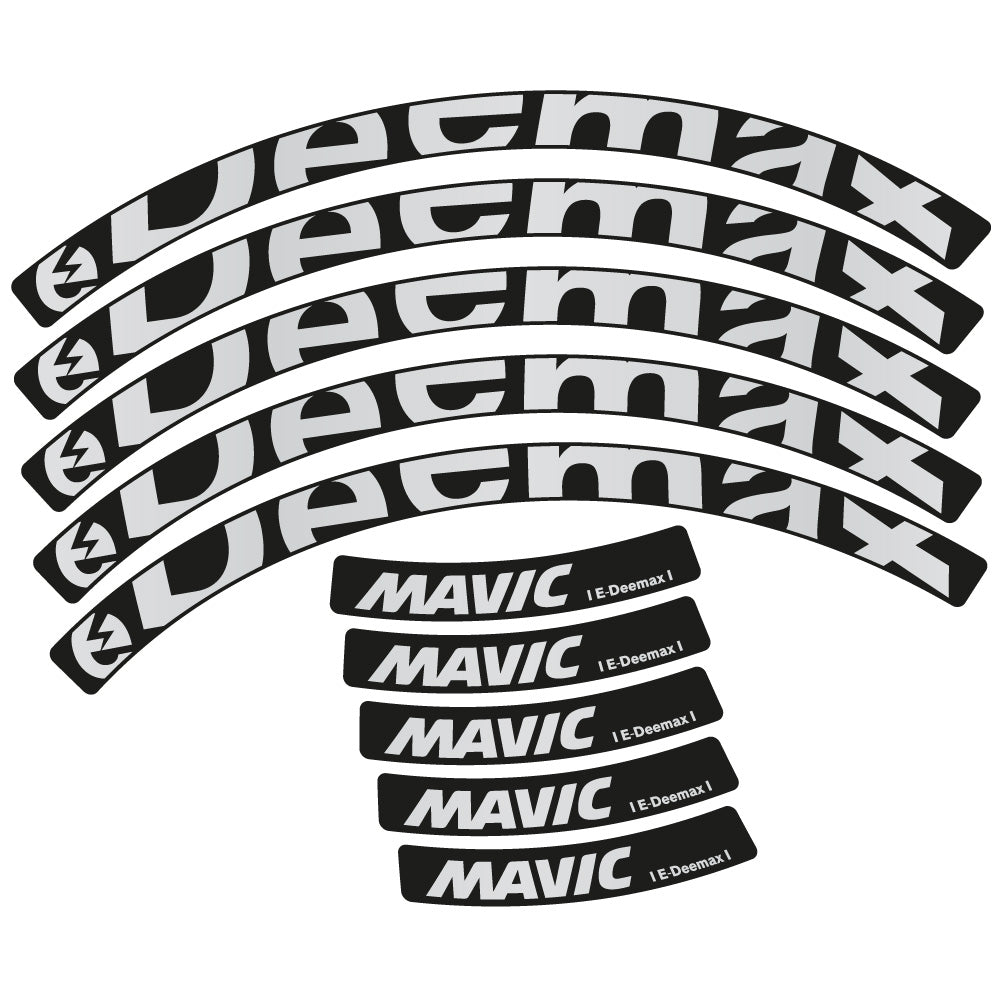 Autocollant Mavic E-deemax 2025, Roues VTT 29, Autocollant Vélo vinyle