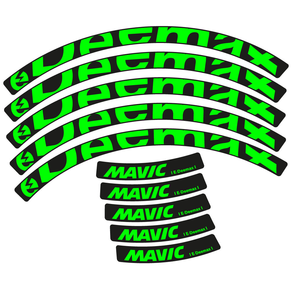 Autocollant Mavic E-deemax 2025, Roues VTT 29, Autocollant Vélo vinyle