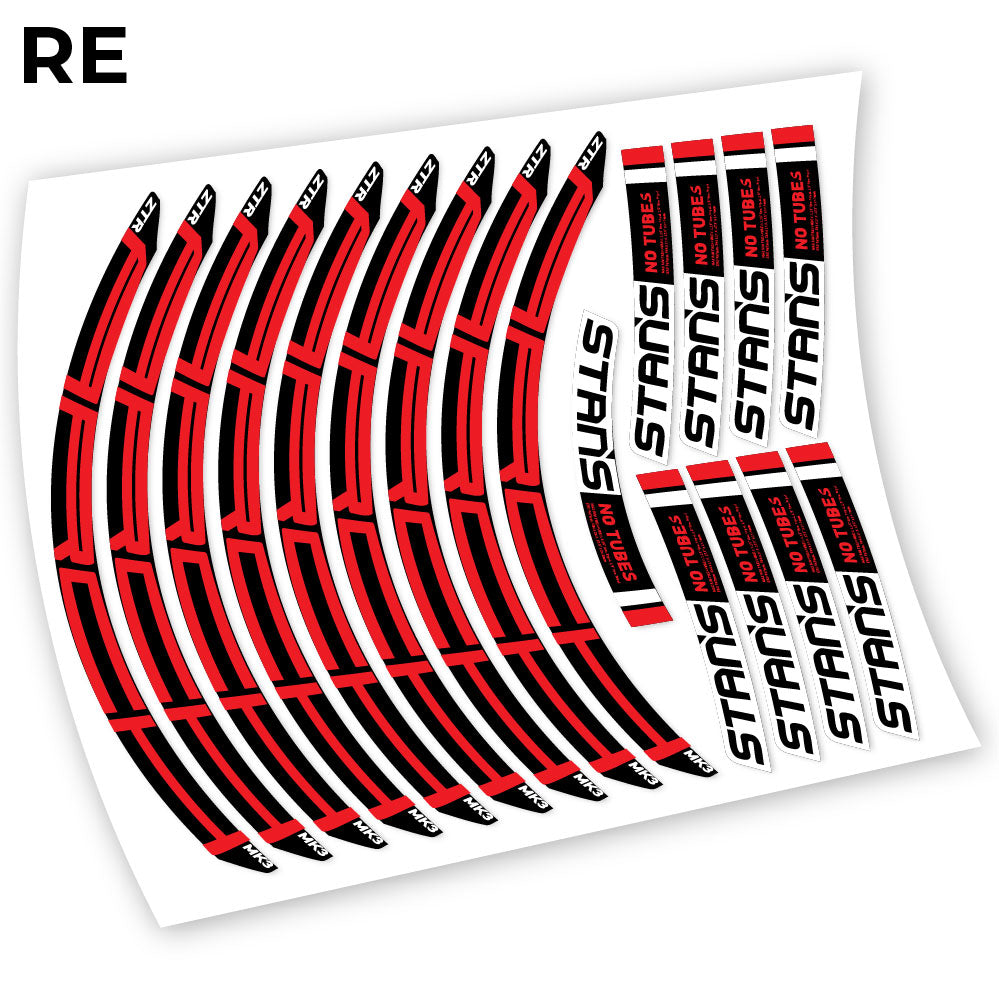 Autocollant, Notubes ZTR Arch MK3 2018, autocollant Mountain Wheel Vélos Vinyle