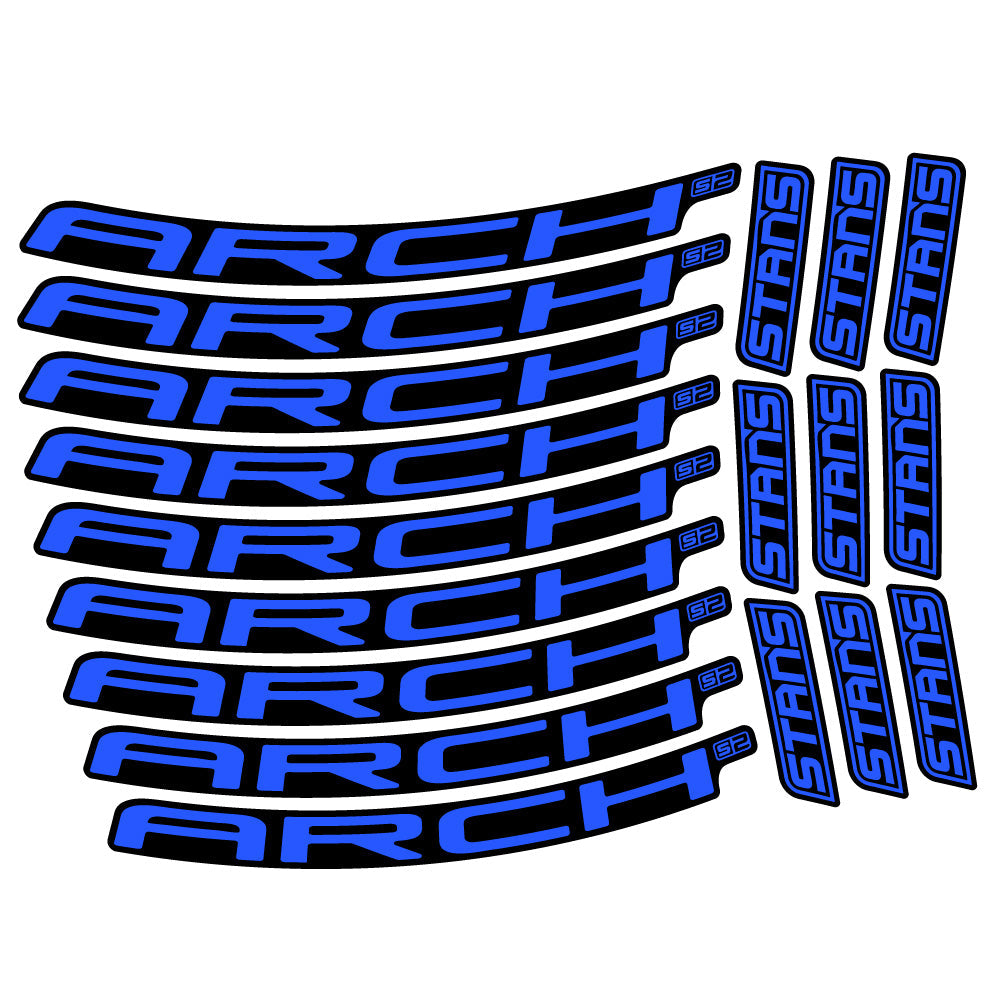 Autocollant Stans Arch S2 Ver.2, Roues VTT 29, Autocollant Vélo vinyle