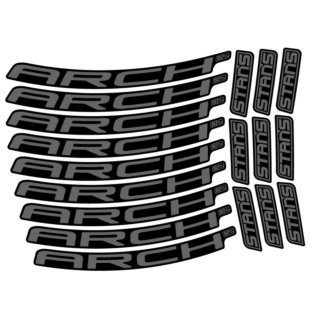Autocollant Stans Arch S2 Ver.2, Roues VTT 29, Autocollant Vélo vinyle