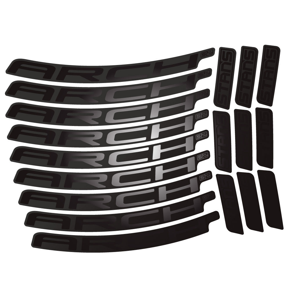 Autocollant Stans Arch S2 Ver.2, Roues VTT 29, Autocollant Vélo vinyle