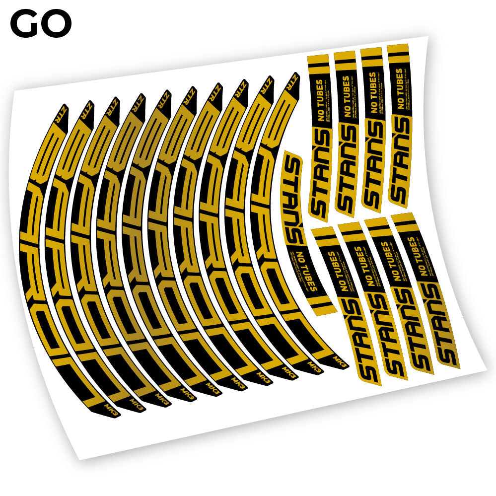 Autocollant, Notubes ZTR Baron MK3 2018, Autocollant vinyle