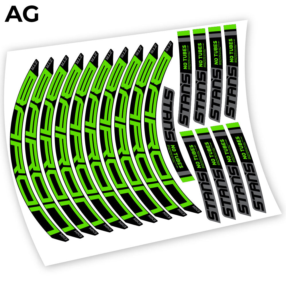 Autocollant, Notubes ZTR Baron MK3 2018, Autocollant vinyle