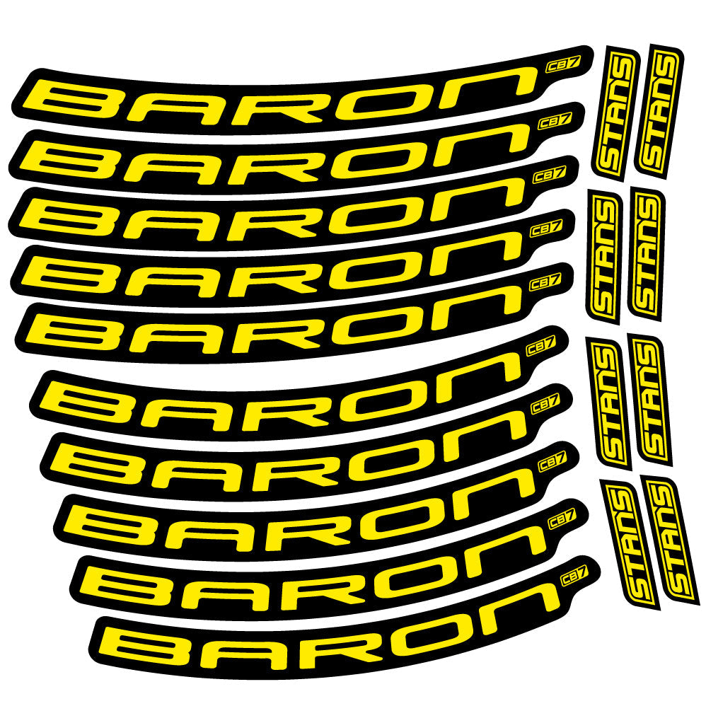 Autocollant Stans Baron CB7, Roues VTT 29, Autocollant Vélo vinyle