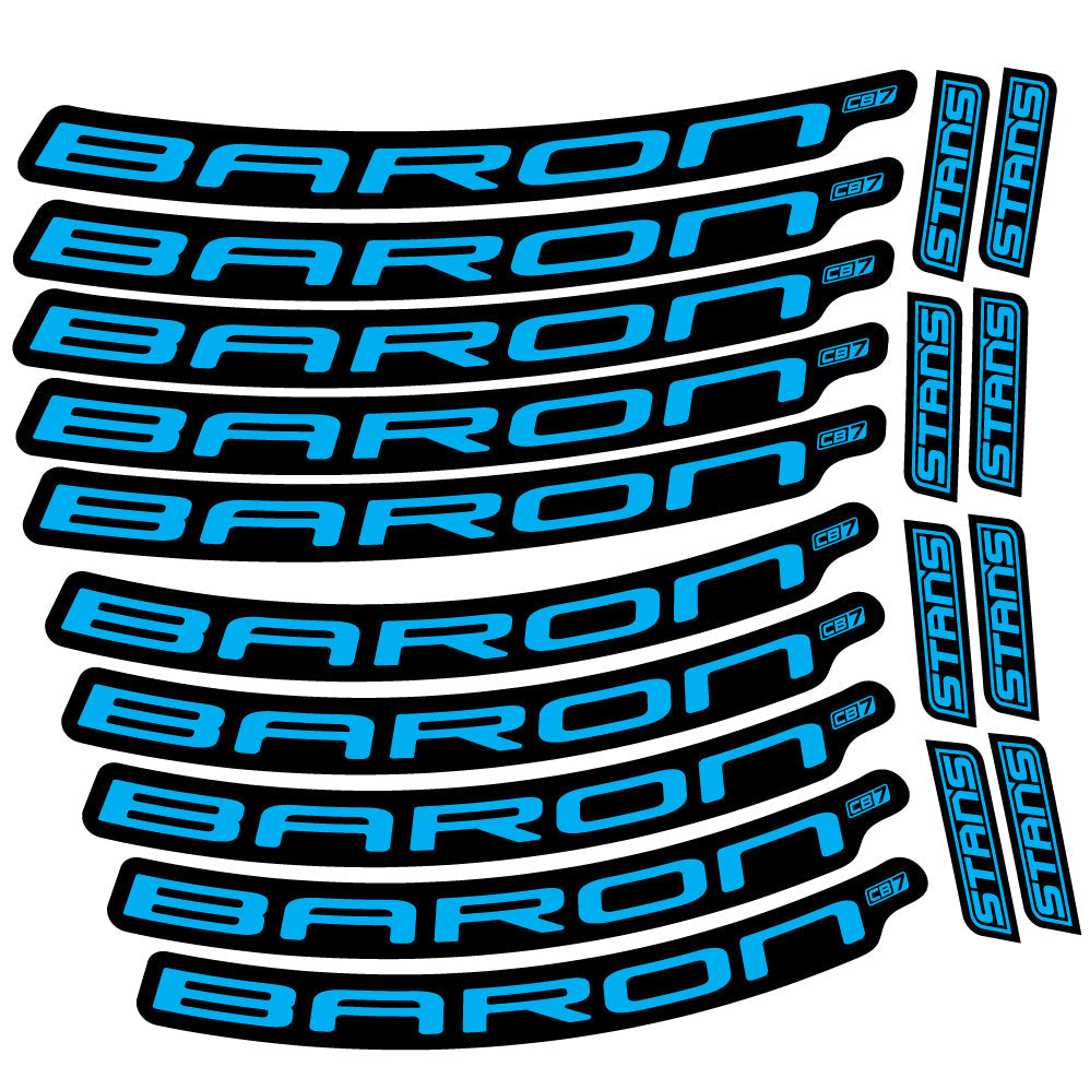 Autocollant Stans Baron CB7, Roues VTT 29, Autocollant Vélo vinyle