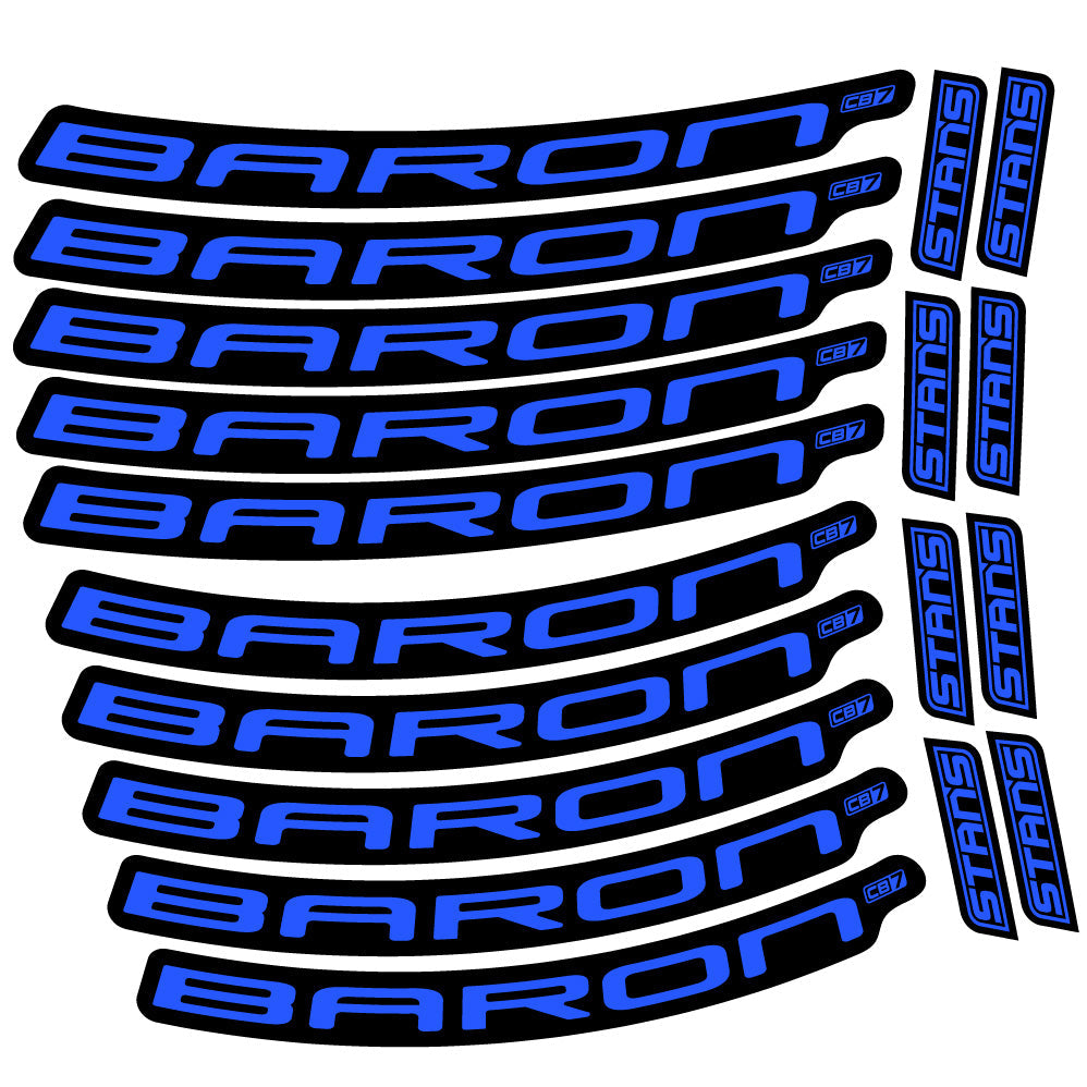 Autocollant Stans Baron CB7, Roues VTT 29, Autocollant Vélo vinyle