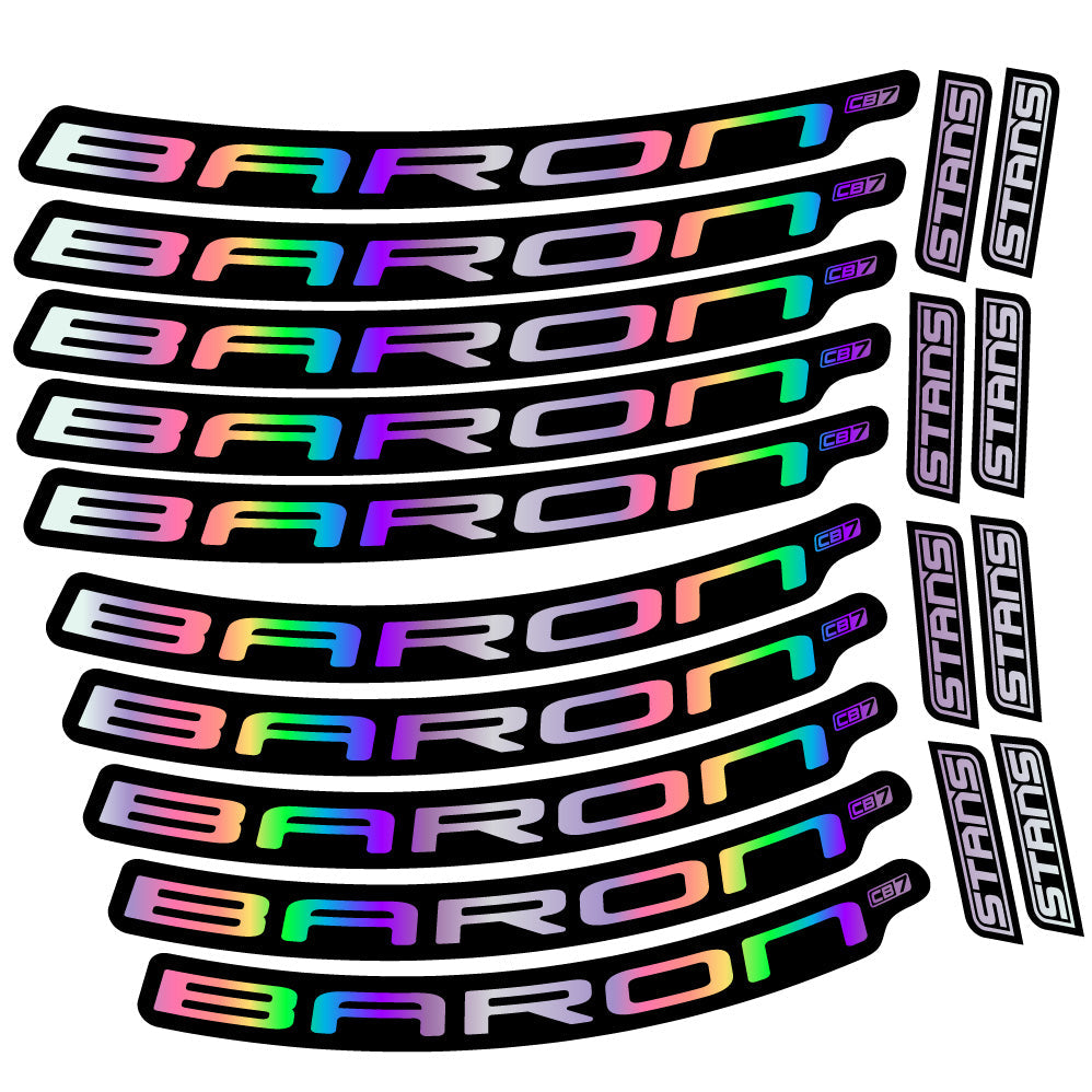 Autocollant Stans Baron CB7, Roues VTT 29, Autocollant Vélo vinyle