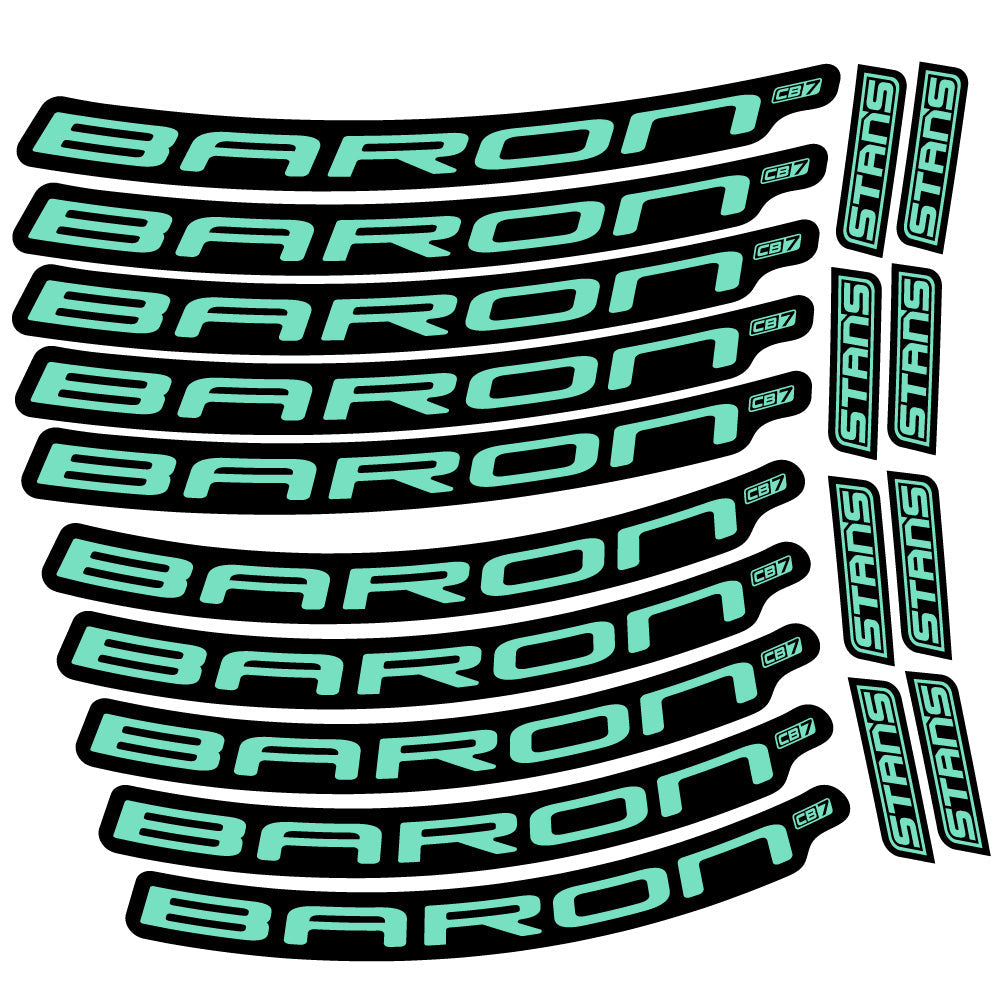 Autocollant Stans Baron CB7, Roues VTT 29, Autocollant Vélo vinyle