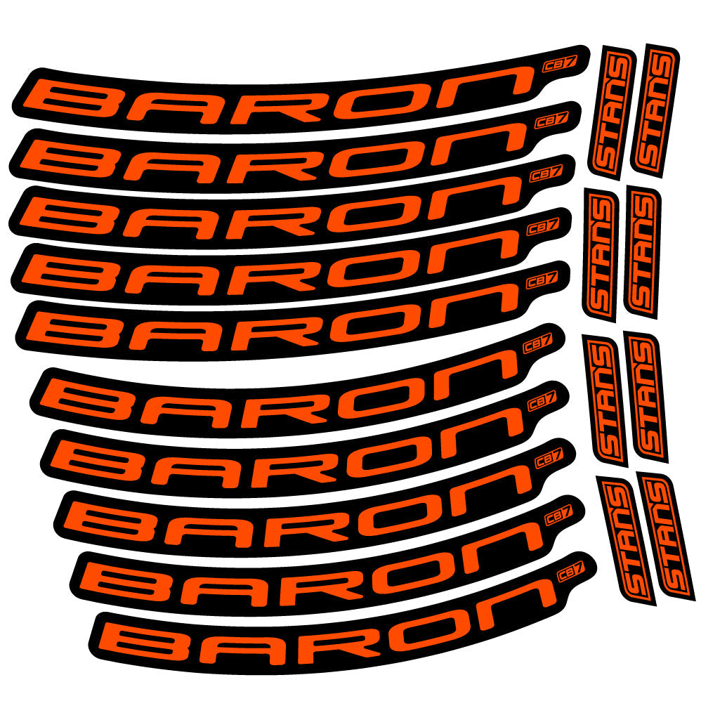 Autocollant Stans Baron CB7, Roues VTT 29, Autocollant Vélo vinyle