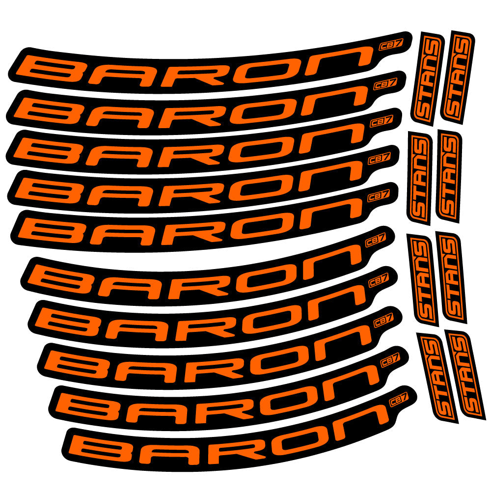 Autocollant Stans Baron CB7, Roues VTT 29, Autocollant Vélo vinyle