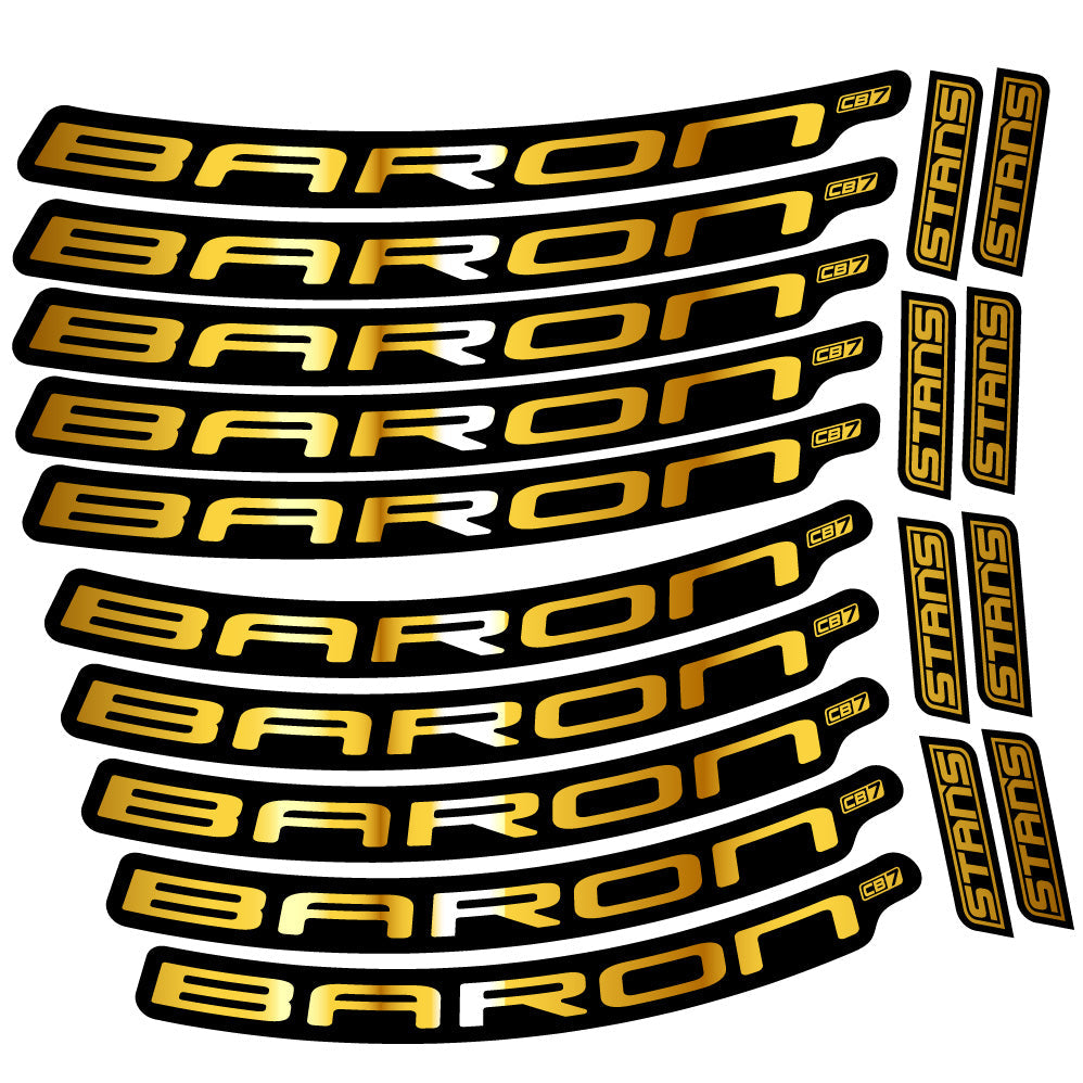 Autocollant Stans Baron CB7, Roues VTT 29, Autocollant Vélo vinyle