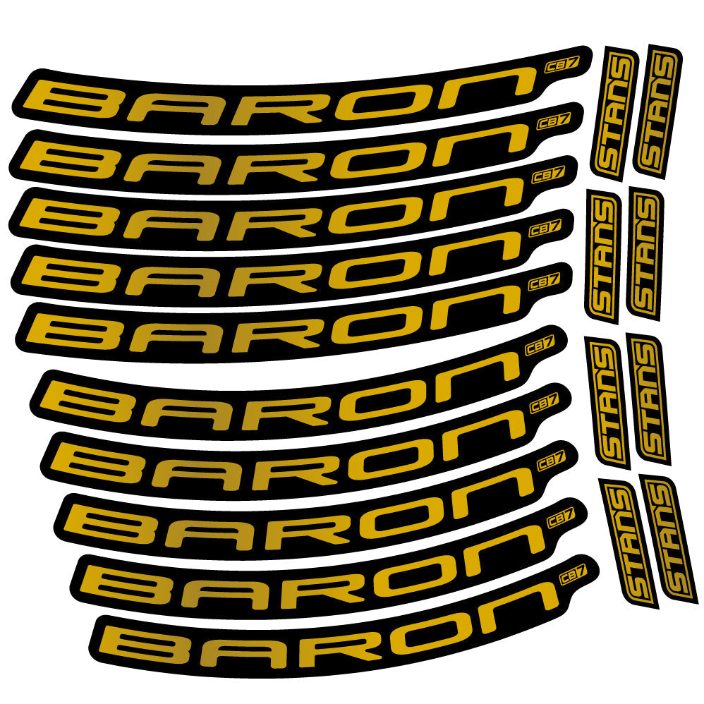 Autocollant Stans Baron CB7, Roues VTT 29, Autocollant Vélo vinyle