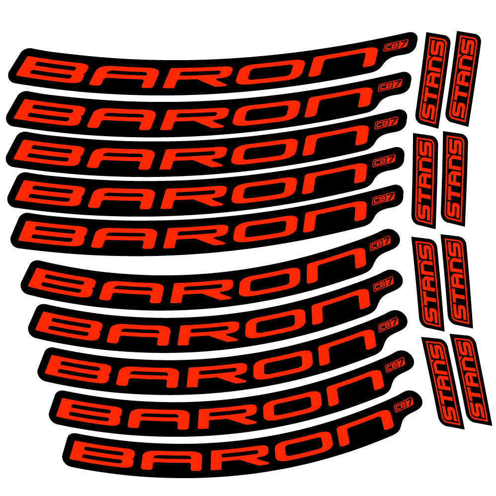 Autocollant Stans Baron CB7, Roues VTT 29, Autocollant Vélo vinyle