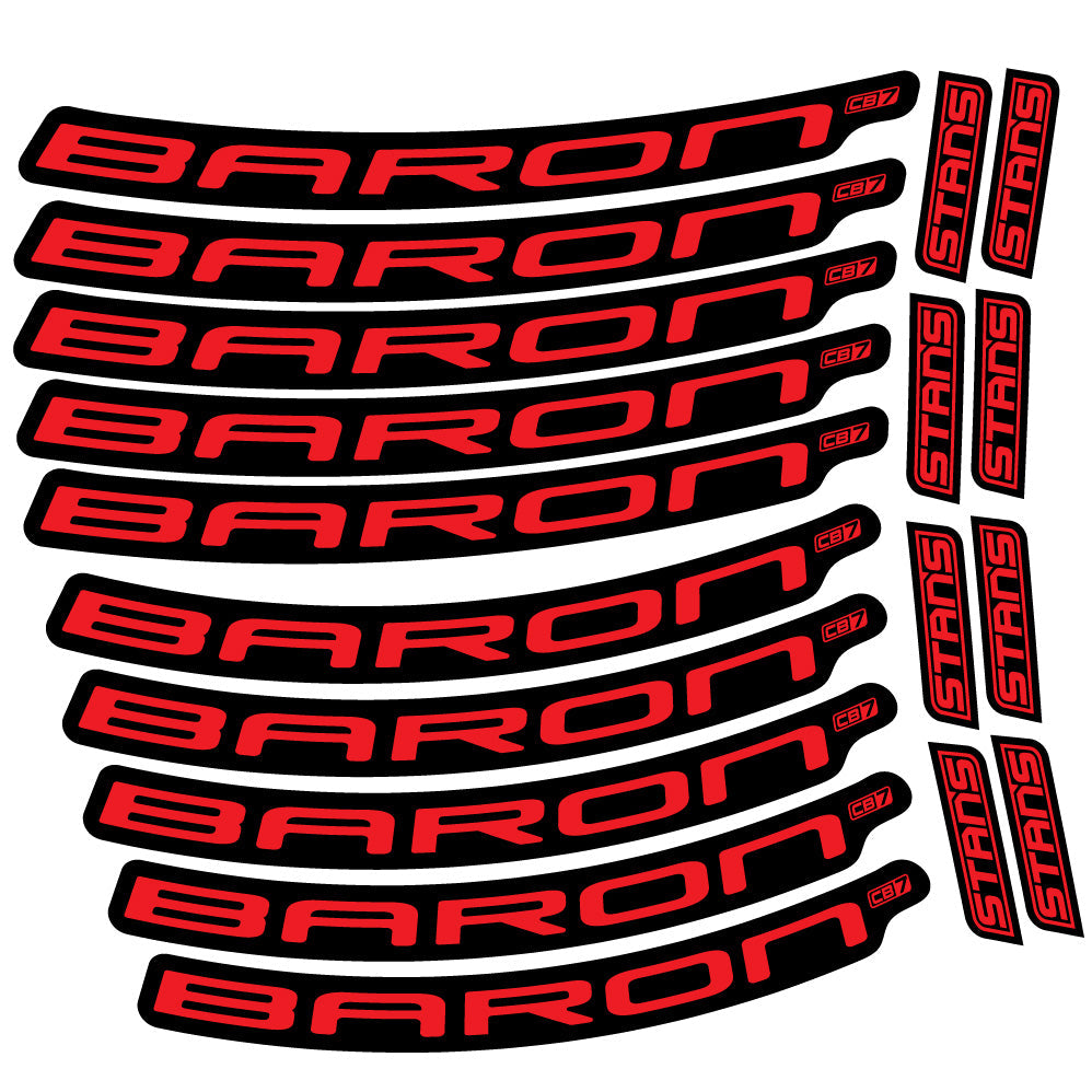 Autocollant Stans Baron CB7, Roues VTT 29, Autocollant Vélo vinyle