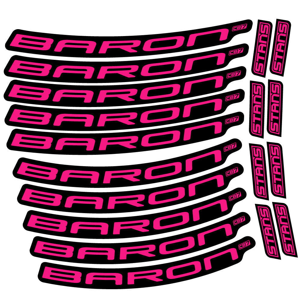 Autocollant Stans Baron CB7, Roues VTT 29, Autocollant Vélo vinyle