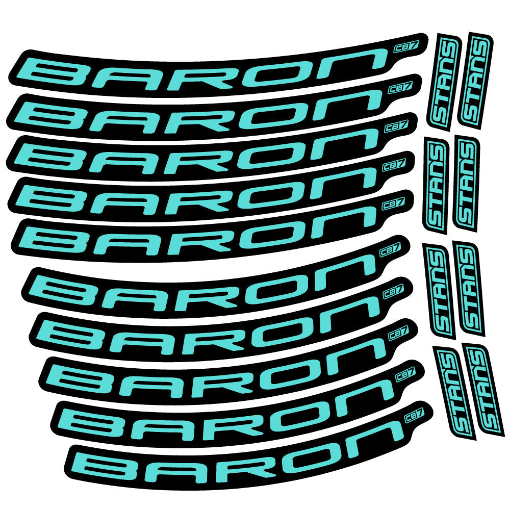Autocollant Stans Baron CB7, Roues VTT 29, Autocollant Vélo vinyle