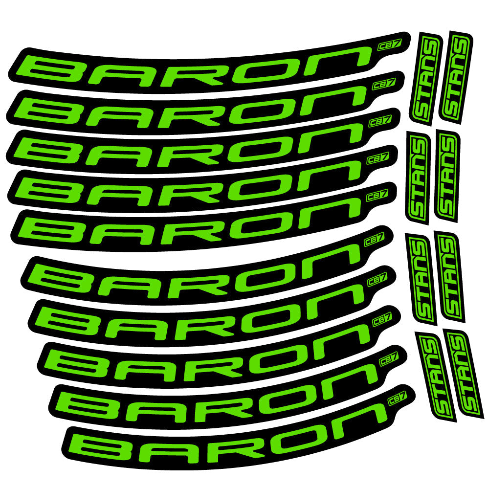 Autocollant Stans Baron CB7, Roues VTT 29, Autocollant Vélo vinyle