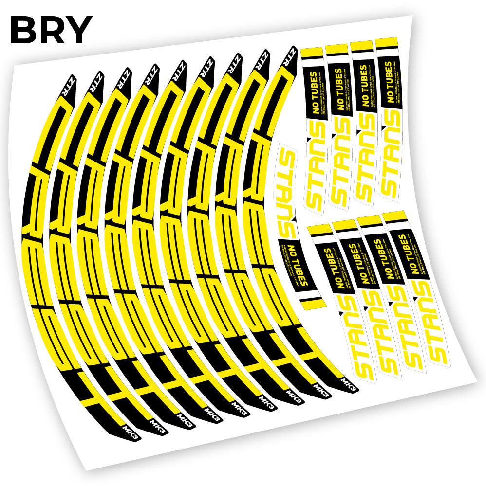 Autocollant, Notubes ZTR Crest MK3 2018, autocollant Mountain Wheel Vélos Vinyle