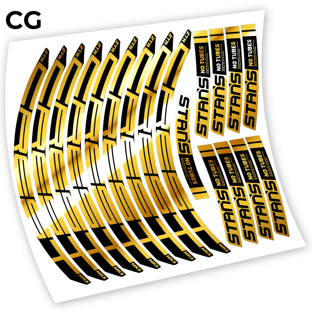 Autocollant, Notubes ZTR Crest MK3 2018, autocollant Mountain Wheel Vélos Vinyle