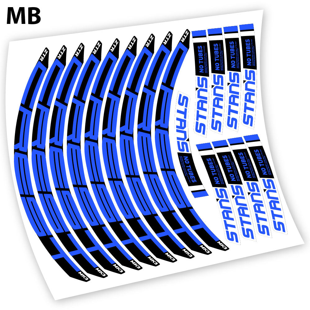 Autocollant, Notubes ZTR Crest MK3 2018, autocollant Mountain Wheel Vélos Vinyle